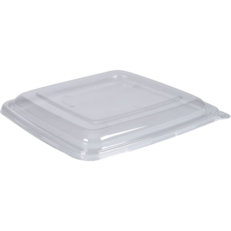 Abena Lids, To-Go Containers, For use with No 133214 & No 133215 Rectangular Trays, Clear, PET, PK300 133216